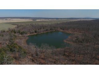 West Pond Aerial - REAL ESTATE AUCTION - 1,000+/- ACRES OFFERED IN 10 TRACTS IN PITTSBURG CO., OKLAHOMA
